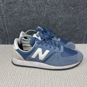 New Balance 420 Blue Grey Suede Athletic Shoes Mens 10 UL420CA2